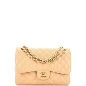 Chanel Jumbo Classic Double Flap Bag Quilted Caviar